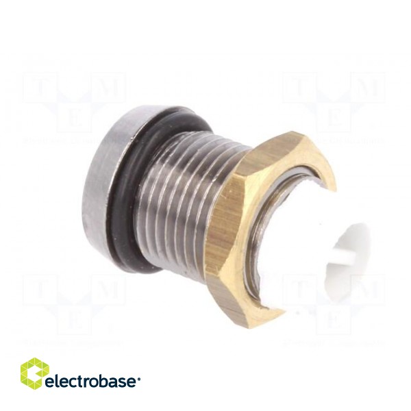 LED holder | 5mm | chromium | metal | concave | with plastic plug | IP66 image 4
