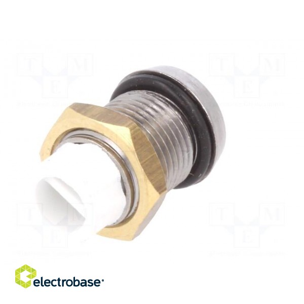 LED holder | 5mm | chromium | metal | concave | with plastic plug | IP66 image 6