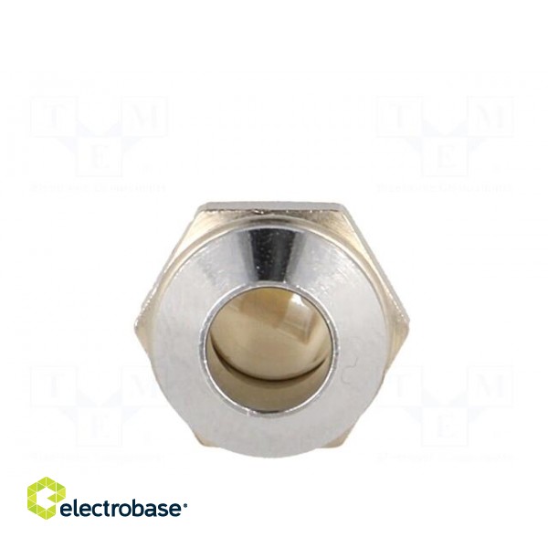 LED holder | 5mm | chromium | metal | convex | with plastic plug image 9