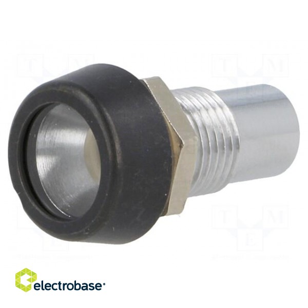 LED holder | 5mm | metal | convex | IP67 image 1