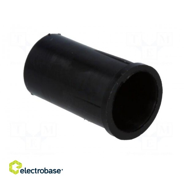 LED holder | 5mm | one-piece | black | UL94V-2 | L: 11.4mm image 8
