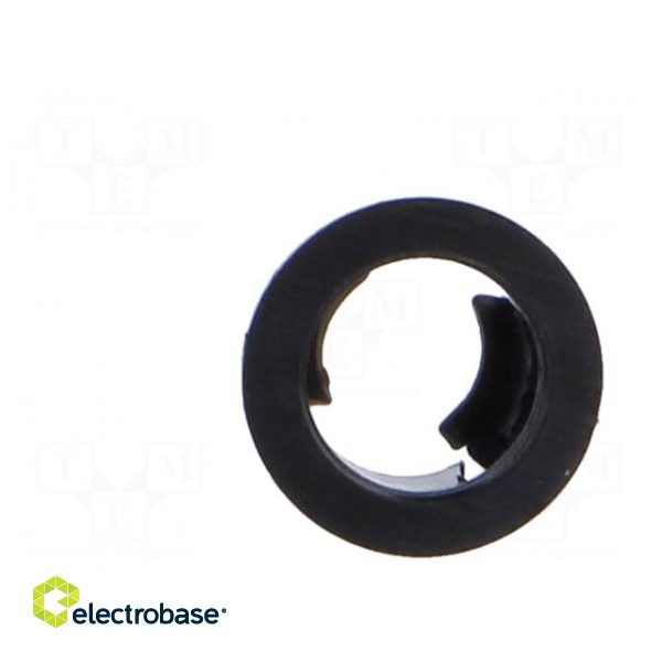 LED holder | 5mm | one-piece | black | UL94V-2 | L: 6.3mm | Mat: polyamide image 9