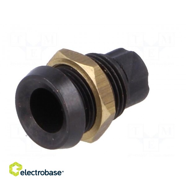 LED holder | 5mm | plastic | concave | with plastic plug | IP66 image 2