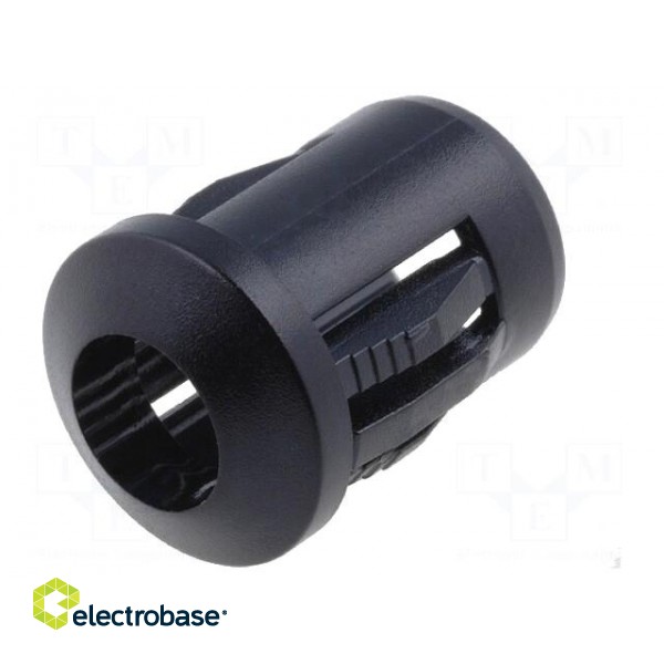 LED holder | 5mm | plastic | convex