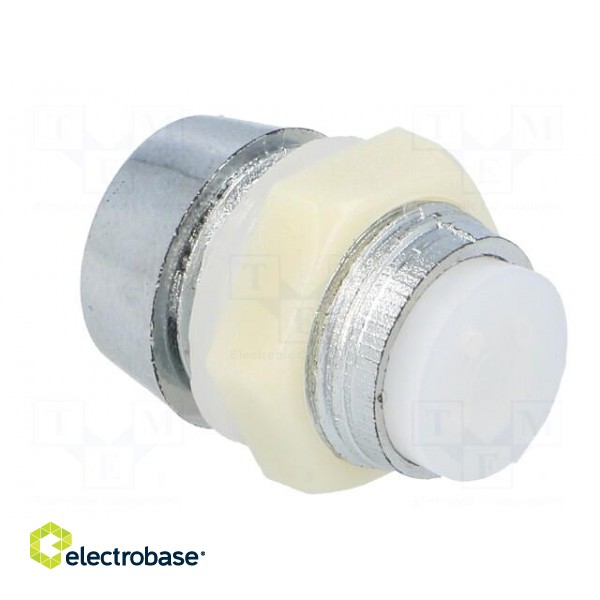 LED holder | 8mm | chromium | ABS | concave | L2: 11.5mm image 4