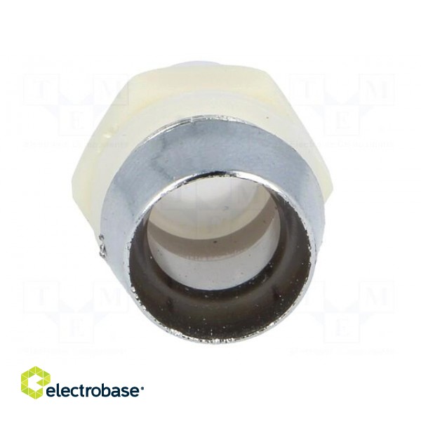 LED holder | 8mm | chromium | ABS | concave | L2: 11.5mm image 9
