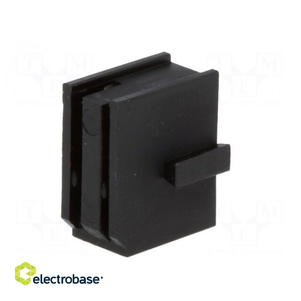 LED housing | 3mm | polyamide | angular | black | No.of diodes: 2 image 6