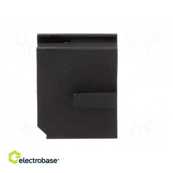 LED housing | 3mm | polyamide | angular | black | No.of diodes: 2 paveikslėlis 7