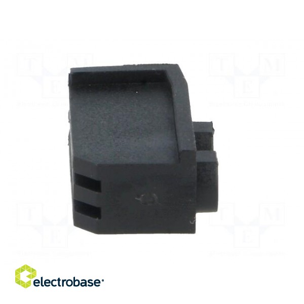 LED housing | 3mm | polyamide | angular | black | UL94V-2 | H: 20.8mm image 9