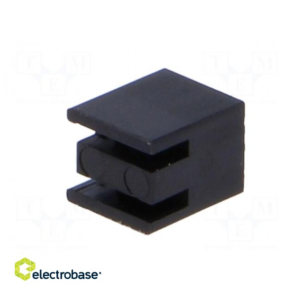 LED housing | 3mm | polyamide | angular | black | UL94V-2 | H: 5mm фото 6