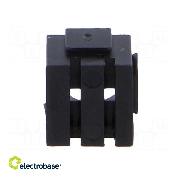 LED housing | 5mm | polyamide | angular | black | No.of diodes: 1 image 5