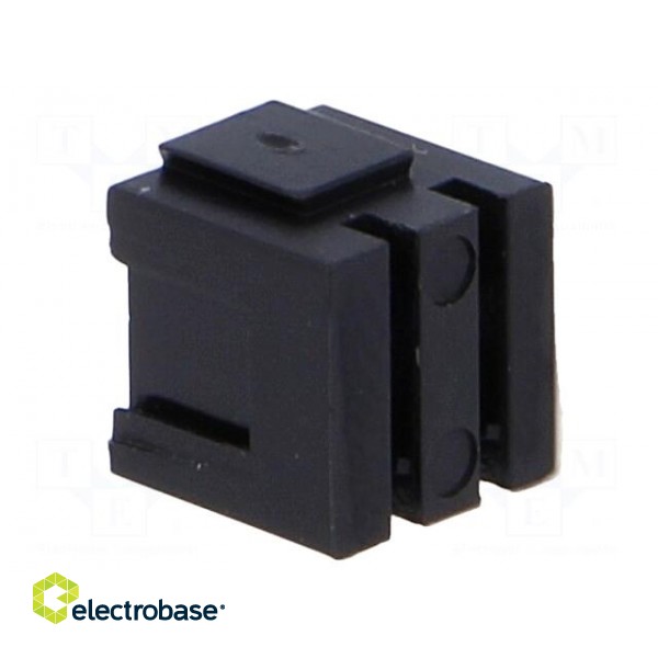 LED housing | 5mm | polyamide | angular | black | No.of diodes: 1 image 4