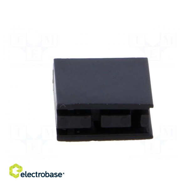 LED housing | polyamide | angular | black | UL94V-2 | No.of diodes: 4 image 5