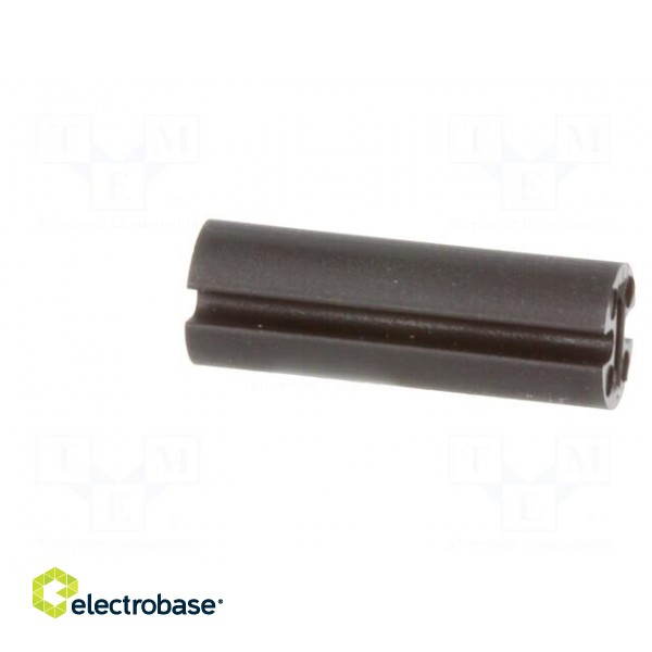 Spacer sleeve | LED | Øout: 4.5mm | ØLED: 3mm | L: 13mm | black | UL94V-2 image 3