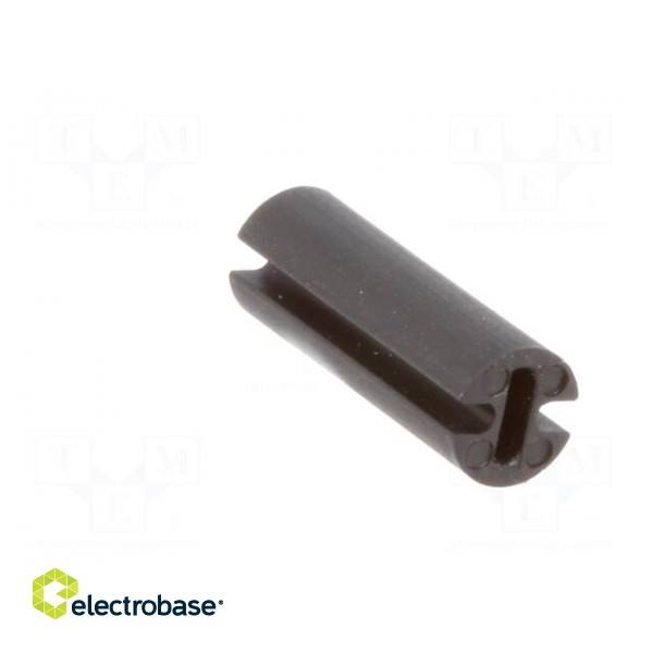 Spacer sleeve | LED | Øout: 4.5mm | ØLED: 3mm | L: 13mm | black | UL94V-2 image 4