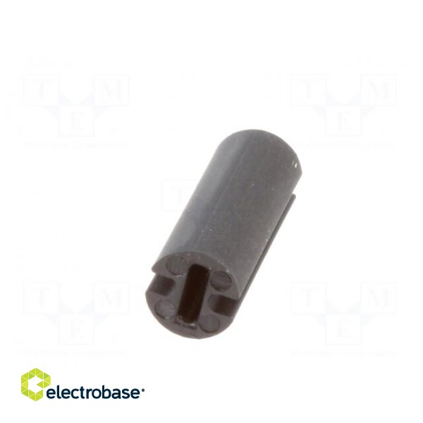Spacer sleeve | LED | Øout: 4.5mm | ØLED: 3mm | L: 13mm | black | UL94V-2 image 5