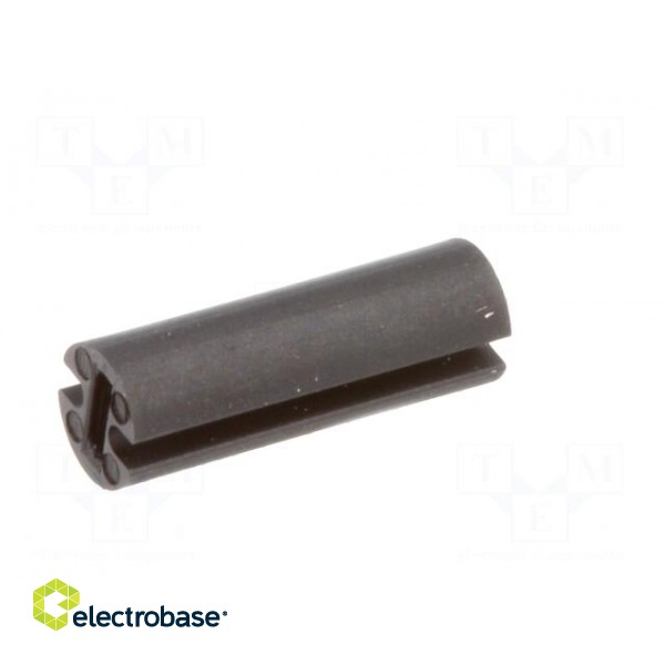 Spacer sleeve | LED | Øout: 4.5mm | ØLED: 3mm | L: 13mm | black | UL94V-2 фото 6