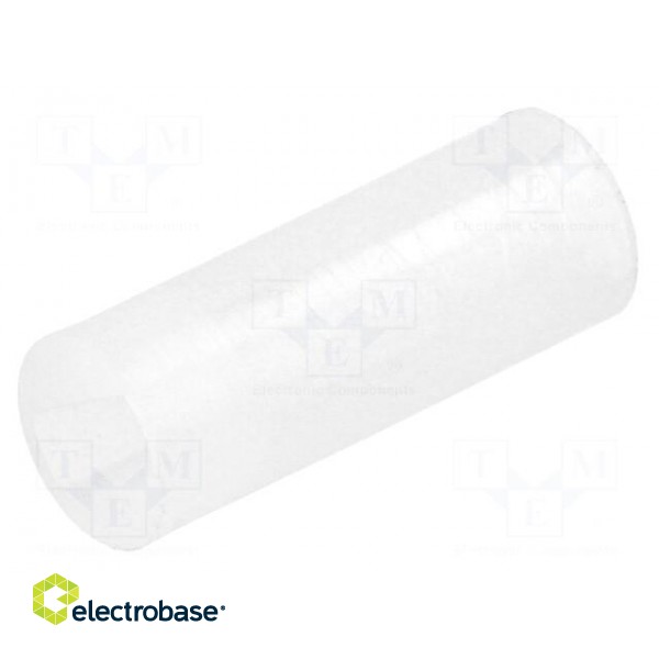 Spacer sleeve | LED | Øout: 4mm | ØLED: 3mm | L: 11mm | natural | UL94V-2