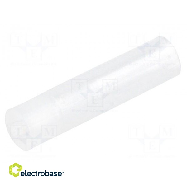Spacer sleeve | LED | Øout: 4mm | ØLED: 3mm | L: 16.5mm | natural | UL94V-2