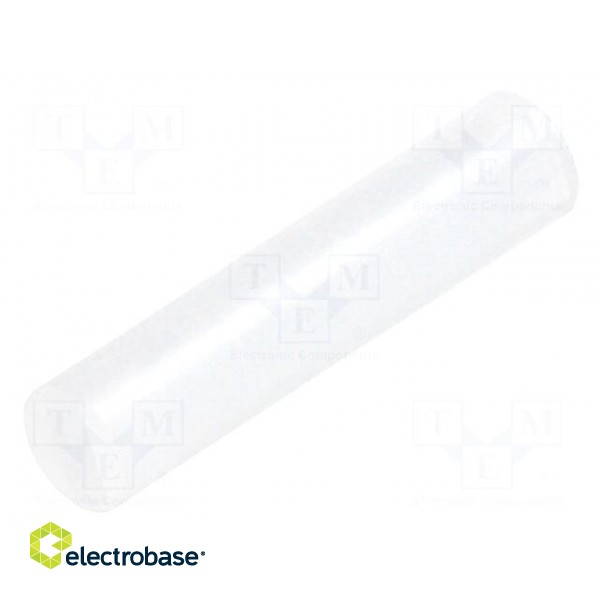 Spacer sleeve | LED | Øout: 4mm | ØLED: 3mm | L: 18mm | natural | UL94V-2