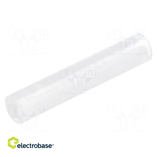Spacer sleeve | LED | Øout: 4mm | ØLED: 3mm | L: 21mm | natural | UL94V-2