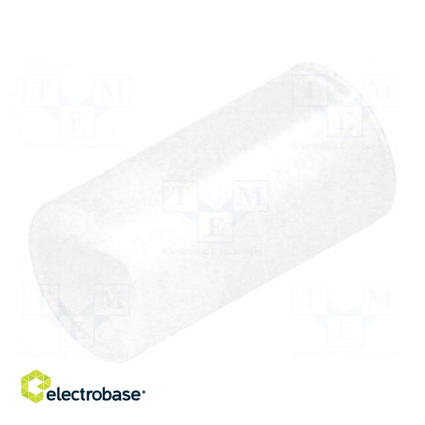 Spacer sleeve | LED | Øout: 4mm | ØLED: 3mm | L: 7.5mm | natural | UL94V-2