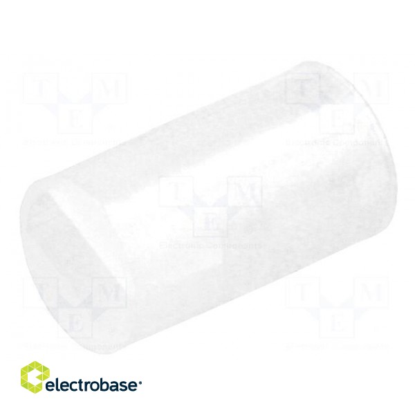 Spacer sleeve | LED | Øout: 4mm | ØLED: 3mm | L: 7mm | natural | UL94V-2