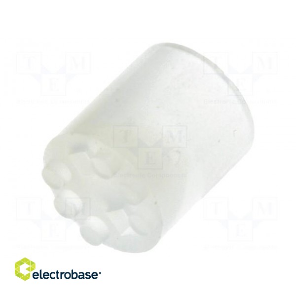 Spacer sleeve | LED | Øout: 5.1mm | ØLED: 5mm | L: 6.1mm | natural image 1