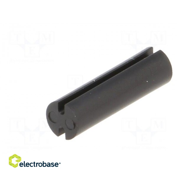Spacer sleeve | LED | Øout: 5mm | ØLED: 5mm | L: 17.5mm | black | UL94V-2 image 6