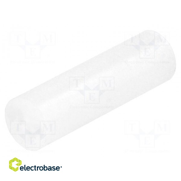 Spacer sleeve | LED | Øout: 5mm | ØLED: 5mm | L: 17mm | natural | UL94V-2