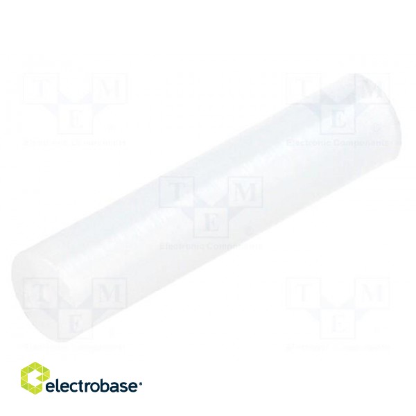 Spacer sleeve | LED | Øout: 5mm | ØLED: 5mm | L: 21.5mm | natural | UL94V-2