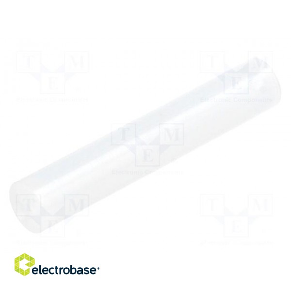 Spacer sleeve | LED | Øout: 5mm | ØLED: 5mm | L: 28mm | natural | UL94V-2