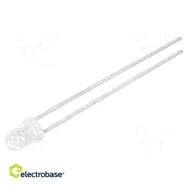 LED | 3mm | green | 140÷310mcd | 45° | Front: convex | Pitch: 2.54mm