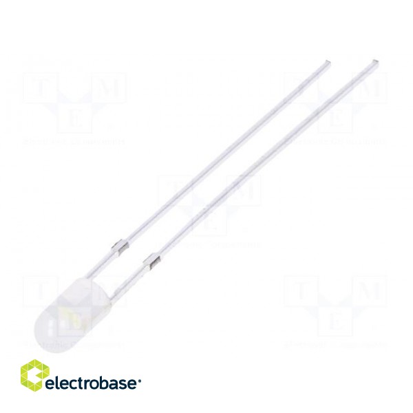 LED | 3mm | white cold | 750÷1120mcd | 30° | Front: convex | 2.8÷3.6VDC