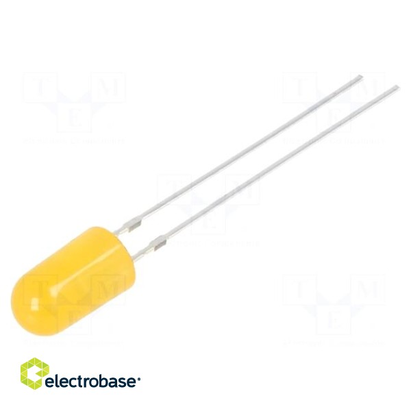 LED | 4.8mm | orange | blinking | 330÷500mcd | 60° | 3/3.5/5V | 20mA | 1.8Hz