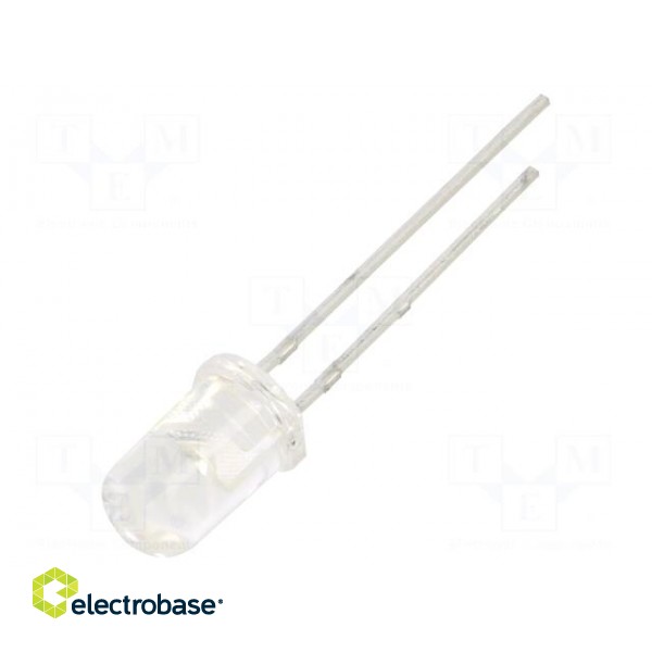 LED | 5mm | red | 1600mcd | 20° | Front: convex | 2.4V | No.of term: 2