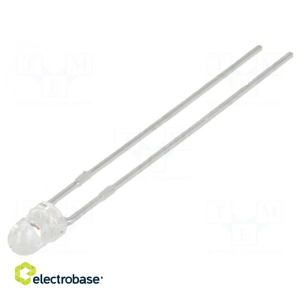 LED | 2.9mm | red | 125mcd | 30° | Front: convex | 2.1÷2.5V | No.of term: 2