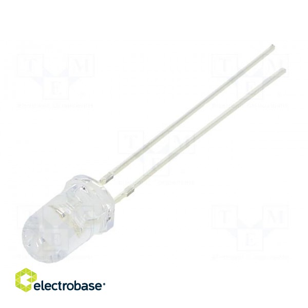 LED | 5mm | green/blue | 30° | Front: convex | 3÷5V | No.of term: 2 | 1.8Hz