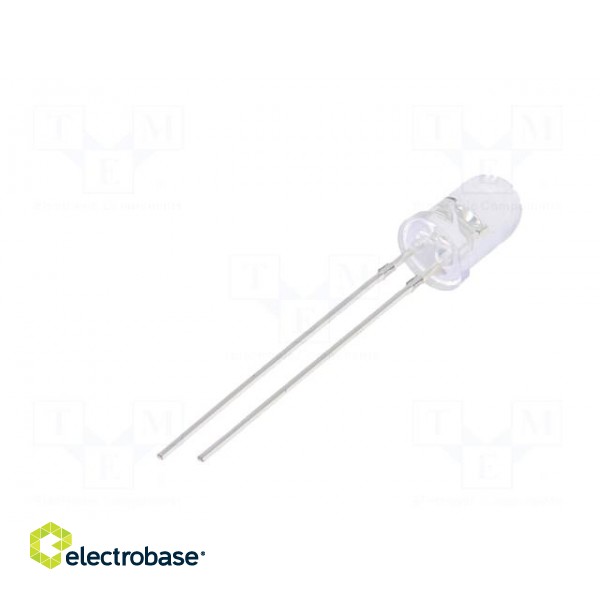 LED | 5mm | green | 3000÷4200mcd | 30° | Front: convex | 12V | No.of term: 2 image 6