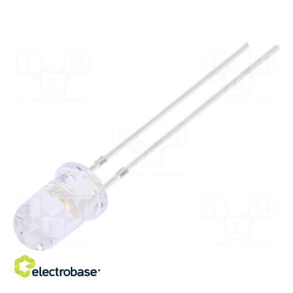 LED | 5mm | white warm | 18000÷22000mcd | 15° | 20mA | 2.9÷3.6V