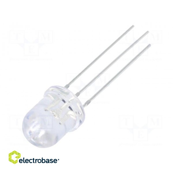 LED | 7.8mm | red/green | 30° | Front: convex | 3÷15V | No.of term: 3
