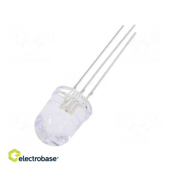 LED | 10mm | red/yellow-green | 30° | Front: convex | 1.8÷2.6/1.8÷2.6V