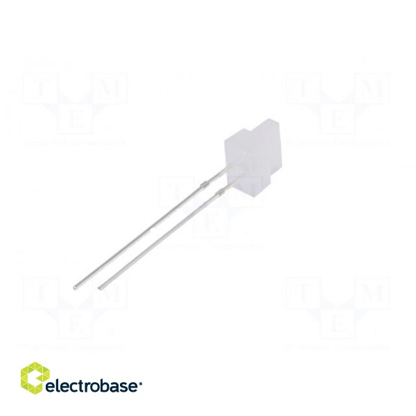 LED | rectangular | 1.8x7.05mm | white warm | 330÷500mcd | 30° | 20mA фото 6