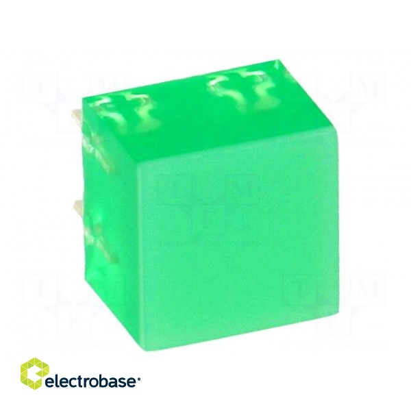 LED backlight | green | Lens: diffused,green | λd: 568nm | 5÷20mcd image 1