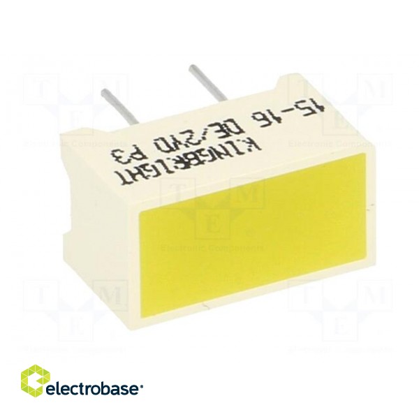 LED backlight | yellow | Lens: diffused,yellow | λd: 588nm | 9÷31mcd image 2