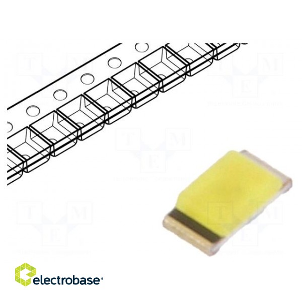 LED | SMD | 0603 | white cold | 35.5÷90mcd | 130° | 5mA | 2.7÷3.15V | 70mW