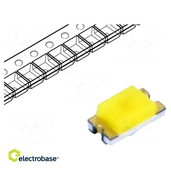 LED | SMD | 0603 | white cold | 71÷180mcd | 130° | 5mA | 2.7÷3.15V | 72mW