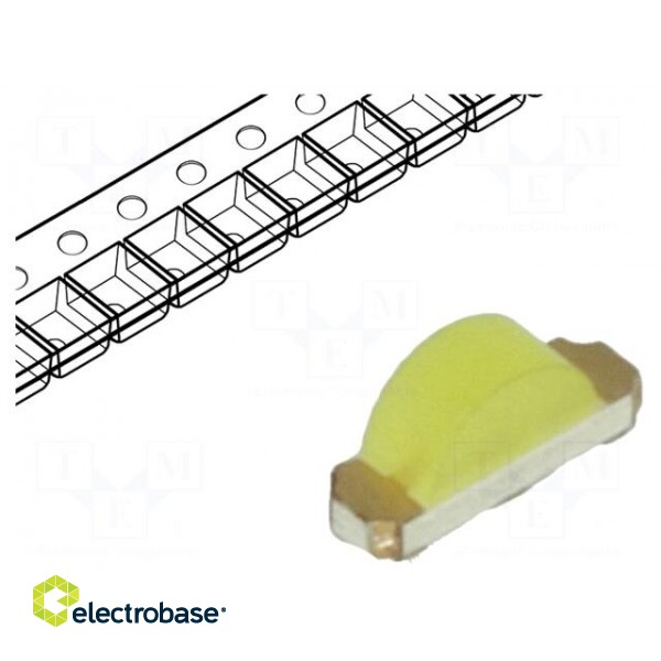 LED | SMD | 1204 | white cold | 300÷450mcd | 6000-12500K | 120° | 20mA