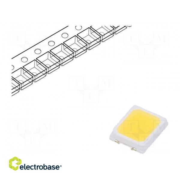 LED | SMD | 2835 | white | 22÷24lm | 3800-4000(typ)-4250K | 120° | 60mA