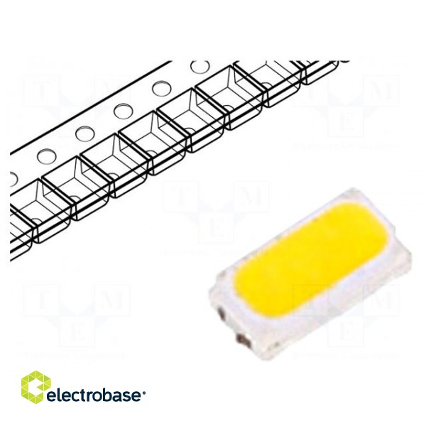 LED | SMD | 3014 | white warm | 11.5÷12lm | 2800-3100K | 120° | 30mA